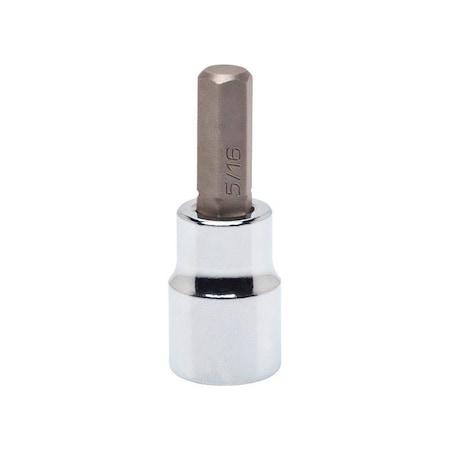 Weller Crescent 7 mm X 3/8 in. drive Metric 6 Point Standard Hex Bit Socket 1 pc CHBS10N